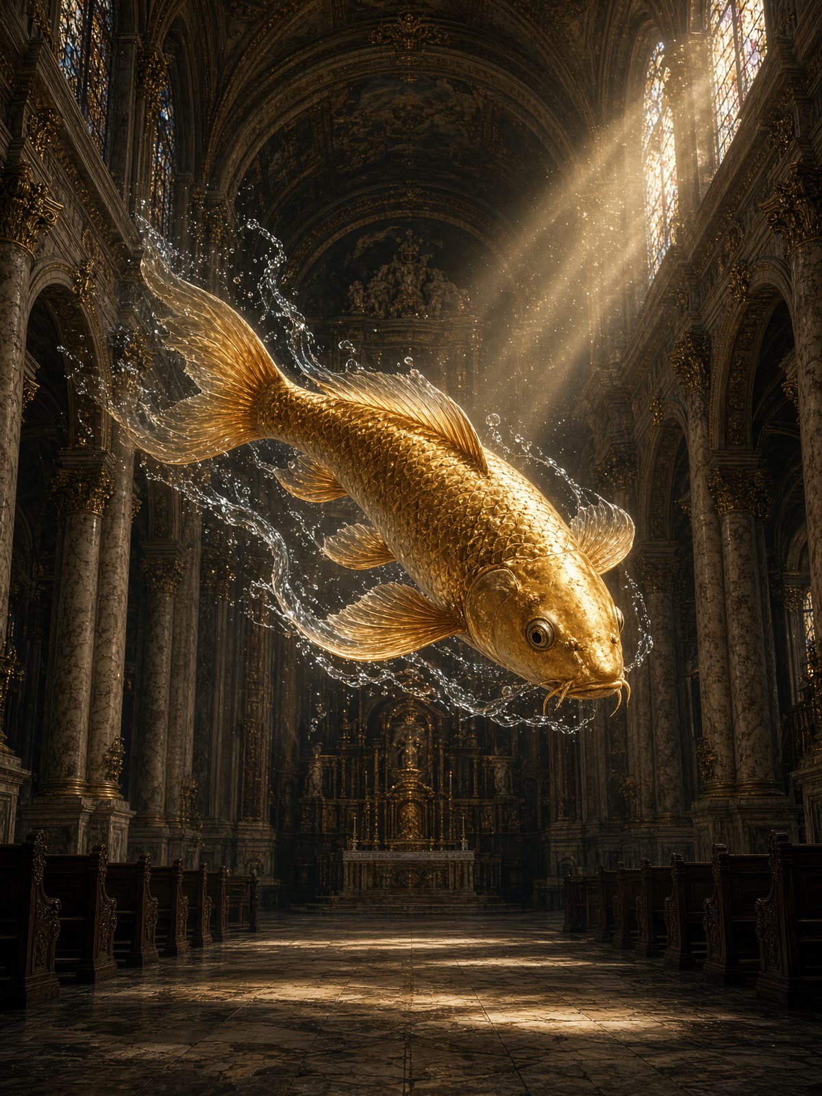 Koi in the Nave
